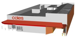 Coles Melbourne - External 3D Model