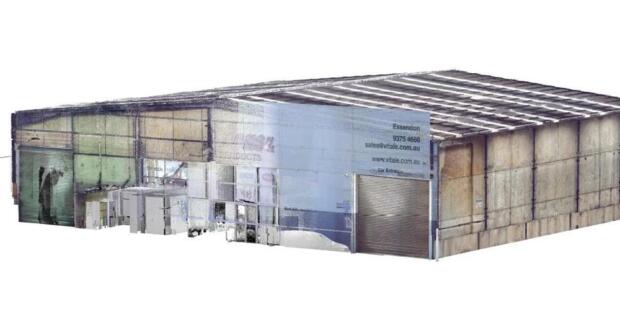 Abbotsford Rock Climbing Gym - Point Cloud Laser Scan