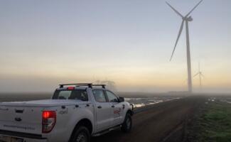 Swanson Surveying Vehicle At Golden Plains Windfarm Project
